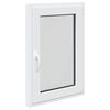 vidaXL Keldriakendus RISOR 60 x 100 cm PVC ja klaas Valge