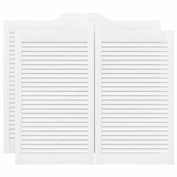 vidaXL Kiiguksed Releediga Disain 2-Paari Valge 90x100 cm