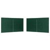 vidaXL Peotelgi k&uuml;lgtool 2 pcs Roheline 400 x 195 cm PE ja teras