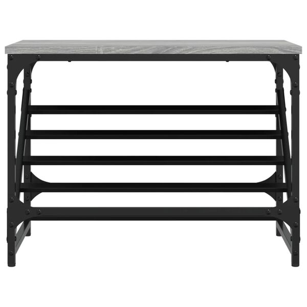 vidaXL kingakapp, hall Sonoma tamm, 60 x 30 x 45 cm, tehispuit