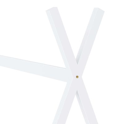 vidaXL lastevoodi raam, valge, männipuit, 90 x 200 cm