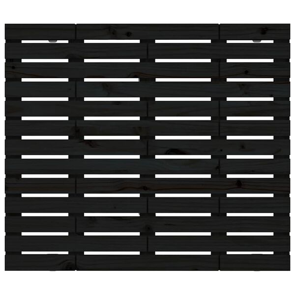 vidaXL seinale kinnitatav voodipeats, must, 96x3x91,5 cm, m&auml;nnipuit