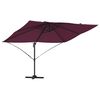 vidaXL P&auml;ikesevari Bordeaux punane 351 x 250 x 260 cm
