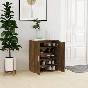 vidaXL jalatsikapp, suitsutatud tamm, 60x35x70 cm, tehispuit