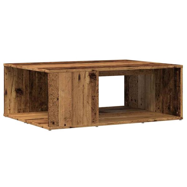 vidaXL diivanilaud Old Wood 90x67x33 cm Engineered Wood