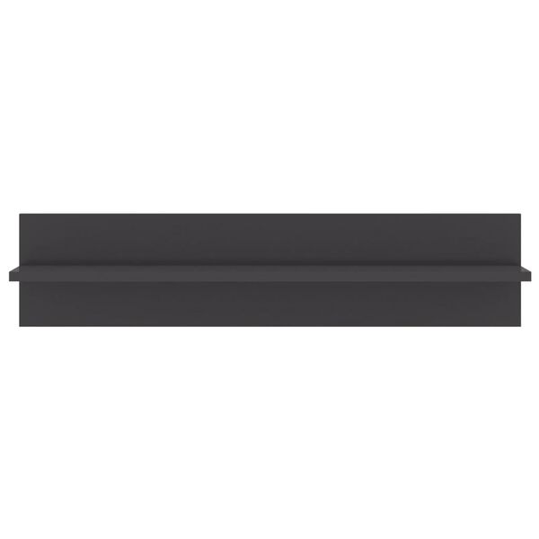 vidaXL seinariiulid 2 tk, k&otilde;rgl&auml;ikega hall, 80x11,5x18 cm, tehispuit