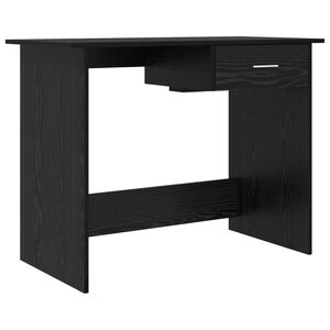 vidaXL Laud Must tamm 100 x 50 x 76 cm Tehispuit