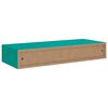 vidaXL sahtliga seinariiulid, 2 tk, sinine, 60x23.5x10cm, MDF