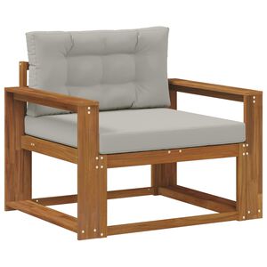 vidaXL V&auml;ljas Keskmine Diivan Tugev akatsiapuu Neutraalne