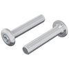 vidaXL Pea lukustuskruvi 2 pcs H&otilde;bedane M6 x 30 mm Teras