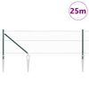 vidaXL Aiapost Roheline 25 x 0,6 m (36 mm naast) Terased ja PVC
