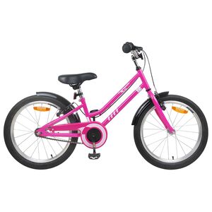 vidaXL Laste Bike 24 Tolli 8-12 aastastele Roosa Must