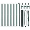 vidaXL Keevitatud Traat Aed Betoonalusega 25 x 0,8 m (L x K)
