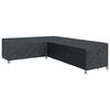 vidaXL M&ouml;&ouml;bli kate Must 355 x 275 x 80 cm 420D Oxford Kangas