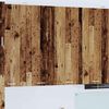 vidaXL Seinakapp ladustamisega Vana puit 80 x 31 x 100 cm Tehispuit