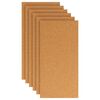 vidaXL Kasetohuleht 6 pcs Pruun 100 x 50 cm Kork