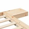 vidaXL Voodi raam Pruun 150 x 200 cm puit