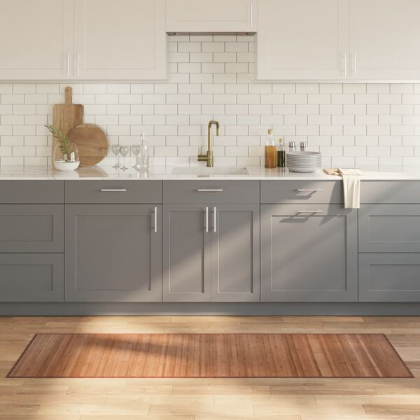 vidaXL vaip, ristkülikukujuline, naturaalne, 60 x 200 cm, bambus