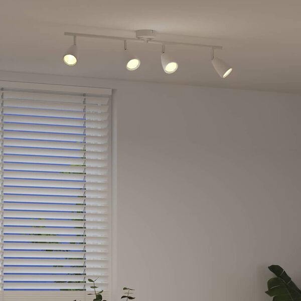 vidaXL Lae kohtvalgusti Valge 69.5 x 12.5 x 10.5 cm Teras