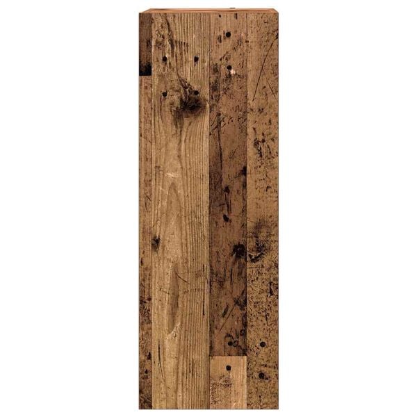 vidaXL telerikapp Old Wood 30,5x30x90 cm Engineered Wood