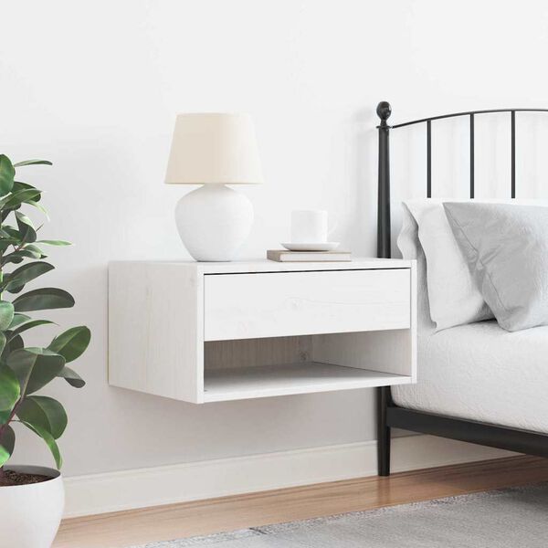 vidaXL &Ouml;&ouml;kapp sahtliga Valge 50 x 32,5 x 24 cm M&auml;nnipuit