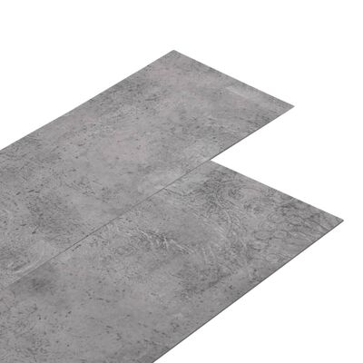 vidaXL iseliimuvad PVC-põrandaplaadid 5,21 m², 2 mm, tsementpruun