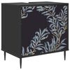 vidaXL Vannitoa kapp DOKKUM Must tamm 60 x 40 x 61 cm Tehispuit