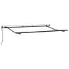 vidaXL Kailastud raam Antratsiit 3,5 x 2 m Metall