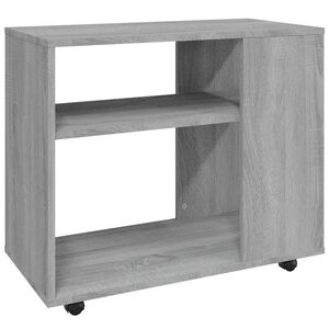 vidaXL lisalaud, hall Sonoma, 70 x 35 x 55 cm tehispuit