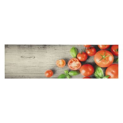 vidaXL köögivaip, pestav, tomatid, 45 x 150 cm, samet