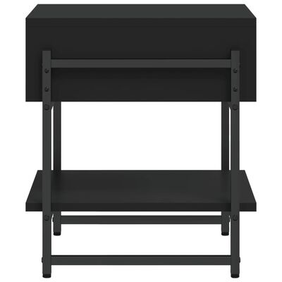 vidaXL kohvilaud, must, 40 x 40 x 45 cm, tehispuit