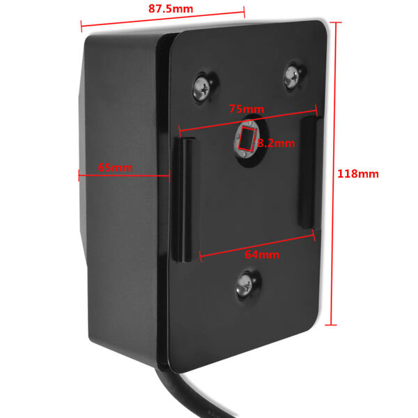 vidaXLi küpsetusvarda mootor 4 W, must