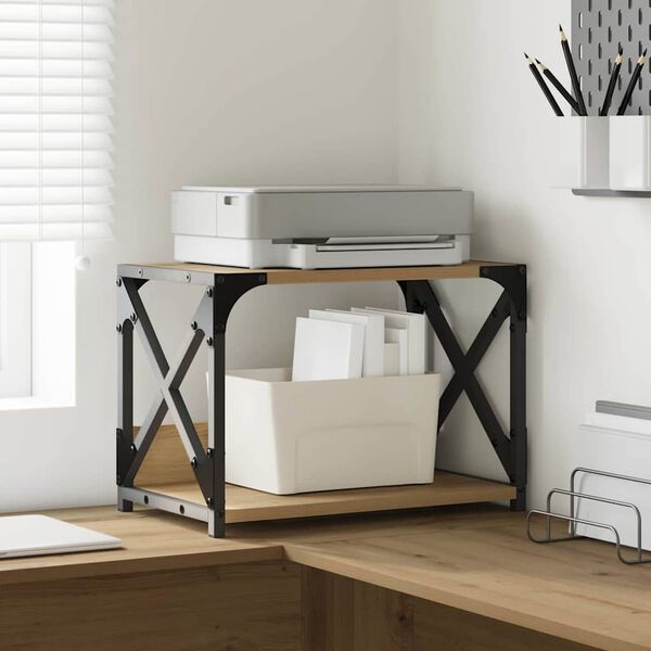 vidaXL Printeri alus Käsitööpuu 44 x 26 x 31.5 cm Tehispuit