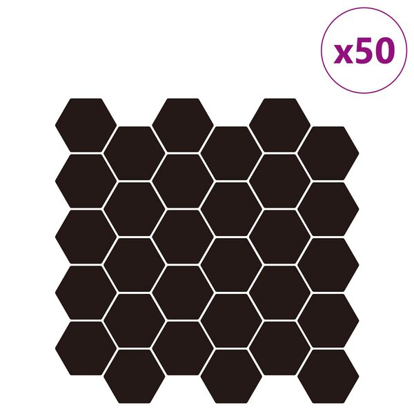 vidaXL Kalaskaalaplaat 50 pcs Valge 30 x 30 cm Pol&uuml;uretaan ja PET