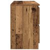 vidaXL telerikapp Old Wood 100x35x54 cm Engineered Wood