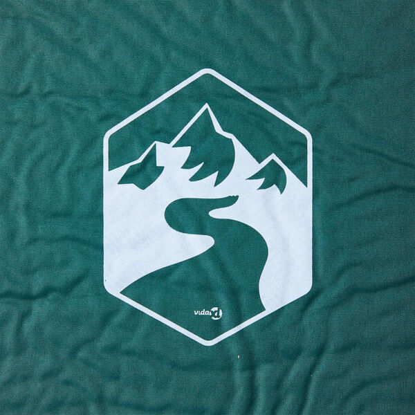 vidaXL isetäituv 1 inimesele matkamadrats koos patjadega, roheline