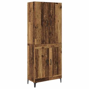 vidaXL K&otilde;rgushein Vana puit 69,5 x 34 x 180 cm Tehispuit