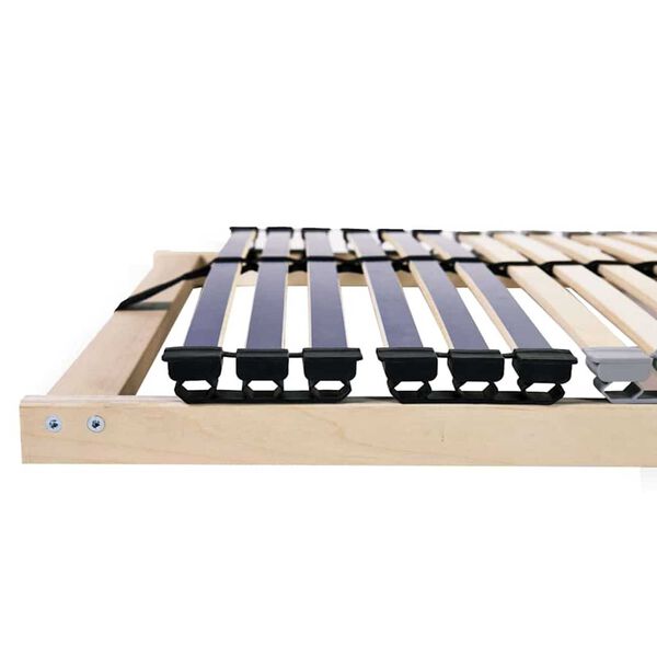 vidaXL Lamelpõhi Pruun 120 x 190 cm Tugev pöökpuit