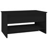 vidaXL kohvilaud, must, 102 x 50 x 45 cm, tehispuit
