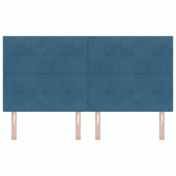 vidaXL Peats peaga Tumesinine 180 cm Kunstnahk