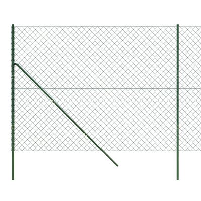vidaXL võrkaed, roheline, 1,8 x 25 m