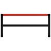 vidaXL tööpingi raam metall 120 x 57 x 79 cm, must ja punane