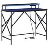 vidaXL Laud Must tamm Tehispuit 100 x 50 x 86,5 cm