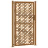 vidaXL aiav&auml;rav 100 x 200 cm ilmastikukindlast terasest ristikujulise mustriga