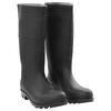 vidaXL kummikud, must, suurus 46, PVC