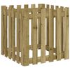 vidaXL aia disainiga taimekast, 60 x 60 x 60 cm, immutatud m&auml;nnipuit
