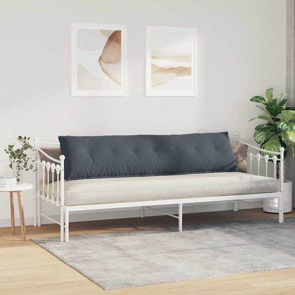 vidaXL Seljatugi padi Tumehall 200 x 50 cm Korter kangas