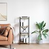 vidaXL Raamatukapp K&auml;sit&ouml;&ouml;puu 40 x 30 x 119 cm Tehispuit