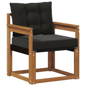 vidaXL 2 T&uuml;kk V&auml;li diivanikomplekt Tugev acacia puit ja Textilene