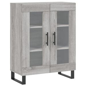 vidaXL puhvetkapp, hall, Sonoma tamm, 69,5 x 34 x 90 cm, tehispuit